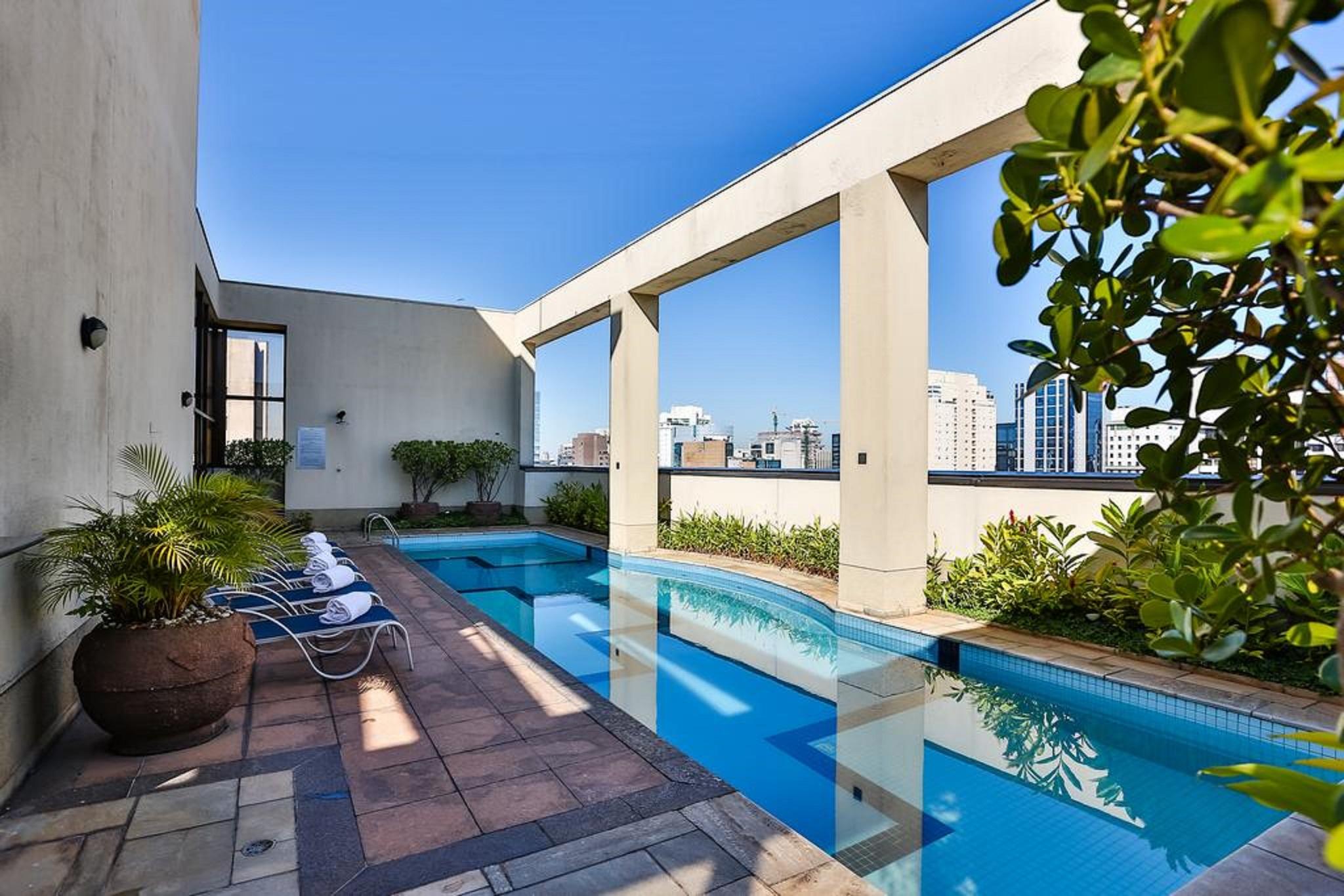 Hotel Double Tree By Hilton Sao Paulo Itaim Facilités photo Rooftop pool